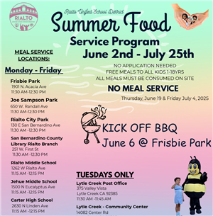 Summer Meal Service
